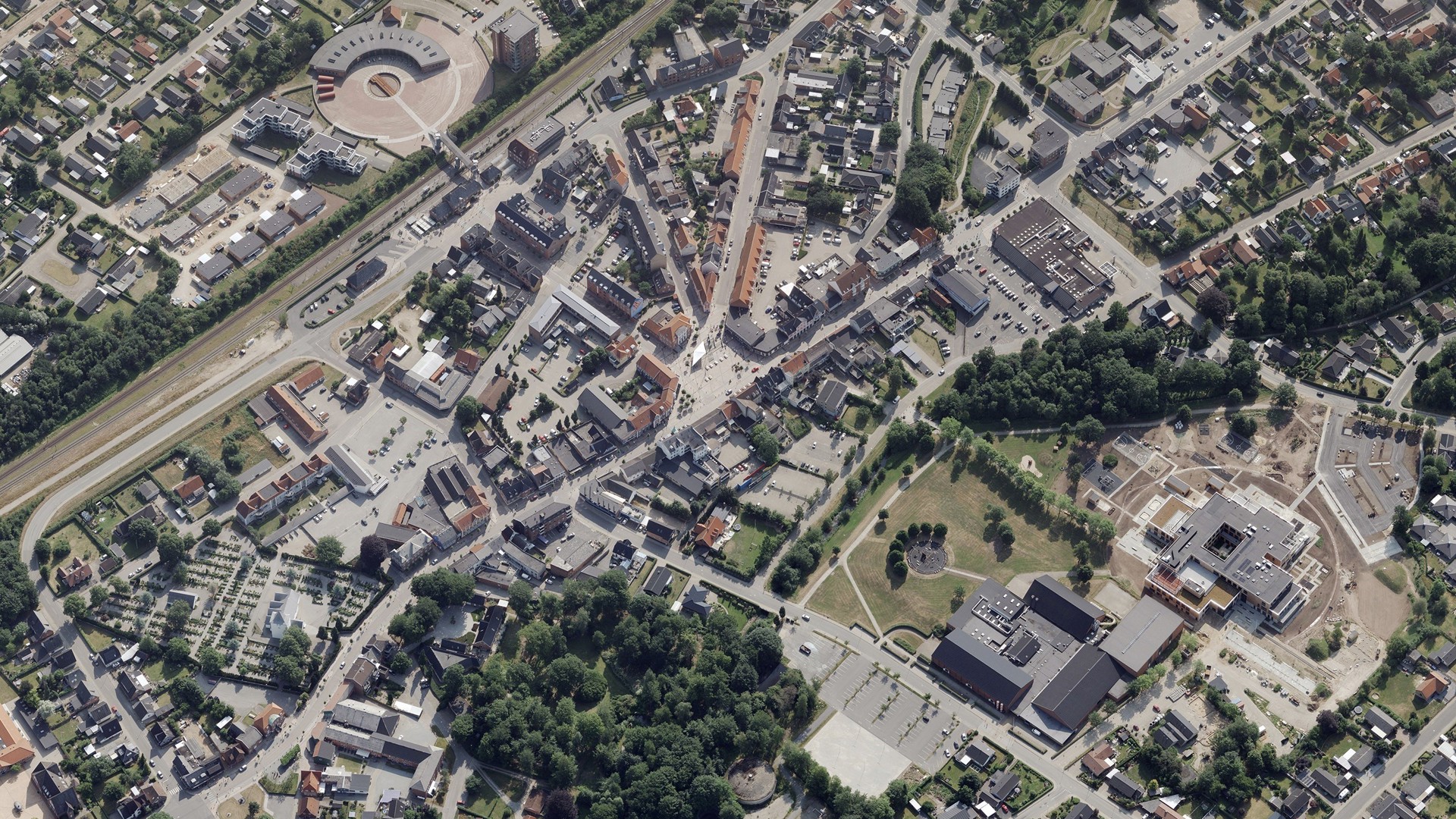 Oversigtsbillede - Brande fra vest